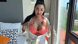 Beautiful stranger gets anal in hotel with big dick thrill.