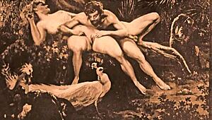 Vintage erotic drawings bring a unique retro charm to classic art.