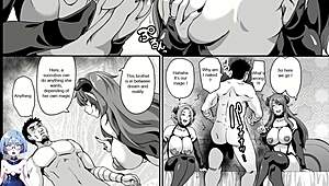 This succubus summoning hentai has great action scenes