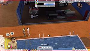 el sim hetero finalmente sucumbe a la tentacion gay en el cartoon