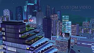 Hey, check this 3D hentai preview of a naughty sunbathing snapshot outdoors