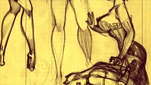 vintage erotic drawings bring retro charm in classic cartoon style.