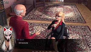 Blonde Milf Jessica O'Neil Dives into Hard News Ep 4