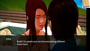 My new family teen has huge tits!