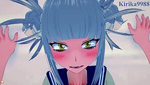 yo, himiko toga and mirko go hard in pov hentai