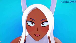 yo, himiko toga and mirko go hard in pov hentai