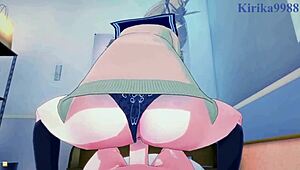 yo, himiko toga and mirko go hard in pov hentai