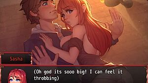 Best thighjob ever in harem game episode thirteen!