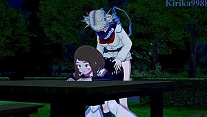 WHOA! Ochako Uraraka and Himiko Toga in Wild Futanari Sex Action!