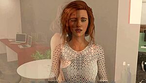 Haley's Story Part 8: Redhead Boss Gets Naughty Kisses