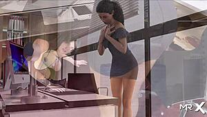 FashionBusiness: Can You Guess My Secretary's Panties Color in Episode 48?