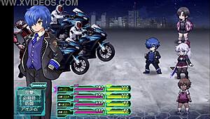 hentai schoolgirl police in cosplay game action.