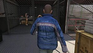 크리스티나 작업장에서 두 정비공한테 엉덩이 들고 박히네