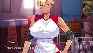 Kasshoku bitch hitozuma seiyoku kaishou ep3: foursome in the locker room game