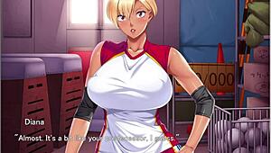 Kasshoku bitch hitozuma seiyoku kaishou ep3: foursome in the locker room game