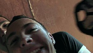 Gay V dun hooks up during a flirty behind-the-scenes shoot