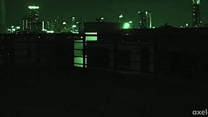 Axel Abysse Goes Wild with Infrared Ass Play Outdoors! 😈