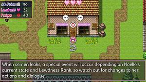 noelle, you doing your best in part 3 of this pixel art game?