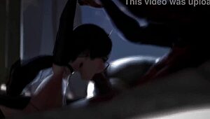 yo, this white slut let me sneak in her room to bang hard in second life