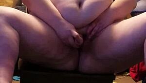 Wife puts on gay bbw toy show