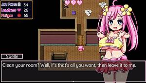 noelle, you doing your best in part 3 of this pixel art game?