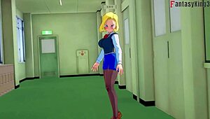 Dragon Ball Zex Capítulo 2: Android 18 y Videl ansían a Gohan