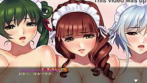 uhh, maid-san to boin game final scene got me lost in this crazy orgy...