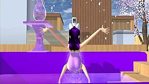 Point Of View Cartoon Fox Girl Dances On Your Lap