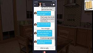 Being a Dik Chick Route 29. Trying to Find His Way Around Isabella's House After a Night Out.