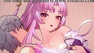 Dominance And Cowgirls In Hentai Cartoon With Handjob Riding Squirting Sex Scenes