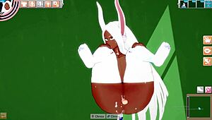 Big ass bunny gets fucked to orgasm