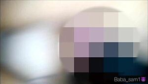 First time he slid into his girlfriend’s tight ass for homemade fun.