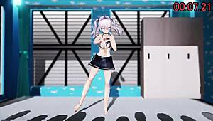 kashima takes on a SUSPICIOUS PART-TIME JOB with wild riding and squirting action