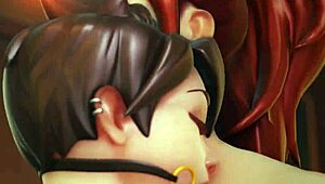 I, Bridgitte, put Tracer in the machine