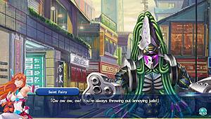 Asian heroine gangbang in wild Japanese 3some game, wow!