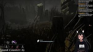 Vtuber Lewdneko Plays DBD And Gets Spanked Part 2