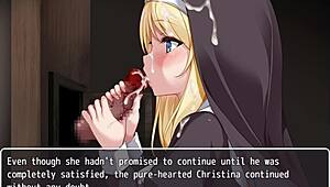 Wild Passion of Sister Christina in Group Bang!