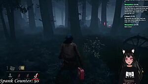 Vtuber Lewdneko Plays DBD And Gets Spanked Part 2