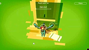 Odymos LGBT hentai ep 2 - banging ceiling lamp as anal plug in class! 😲