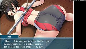 cosplay girl bound and fingered in bdsm training, offers anything for date