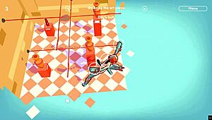 Odymos LGBT hentai ep 2 - banging ceiling lamp as anal plug in class! 😲