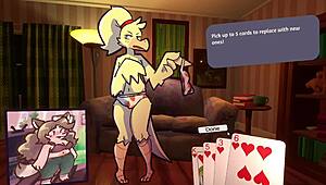 Two Chicks Playing Furry Strip Poker – So Fun! 😄🃏