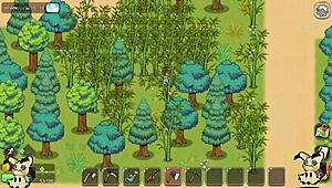 Hentai Game Village Rhapsody Big Tits Barn Scene