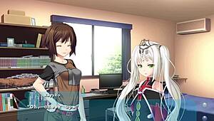 princess x fan disc ep13 - making out with my roommate in dorm anime hentai