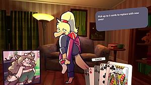 Two Chicks Playing Furry Strip Poker – So Fun! 😄🃏