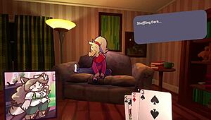 Two Chicks Playing Furry Strip Poker – So Fun! 😄🃏