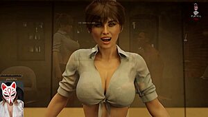 Artemis 1顽皮狐狸享受成人VN，哦，我是说...玩得用力！