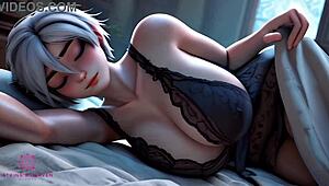 Uh, mazljenje sa maćehom postalo je prljavo sa spermom na njenim velikim sisama, ups!