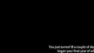 ripples game with mature teen in 3d, clothes ripped