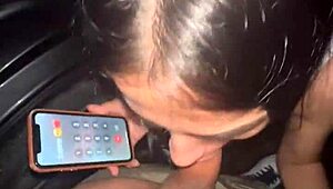 Follando a Linda Flaca Culona While She Talks to Her Poor Boyfriend